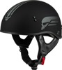 GMAX HH-65 Retribution Helmet Matte Black/Silver X-Large