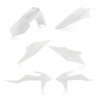 Acerbis Plastic Kit White For 19-22 KTM 125-450 SX/SX-F/XC-F/XC/XC-TPI - White plastic kit For 19-22 KTM 125-450 SX/SX-F/XC