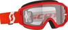 SCOTT Primal 23 Goggles Red/White Clear Works - Off-road goggles with anti-fog clear lens