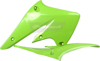 Radiator Shrouds - Green - For 04-05 Kawasaki KX250F Radiator Shrouds - Green - For 04-05 Kawasaki KX250F