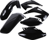 Black Plastic Kit - For 04-07 Honda CR125R CR250R