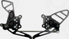 Adjustable Rearset - Black - For 00-05 Suzuki GSXR 600/750/1000