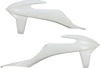 Cycra Powerflow Radiator Shrouds White Fits 19-22 KTM 125 SX