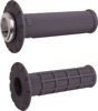 ODI Universal Lock-On Half Waffle Grips Graphite Silver - Universal fit 7/8 in. handlebars, Graphite Silver color