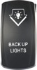 Open Trail Pro Backlit LED Backup Lighting Switch Universal - Pro LED backup light switch, universal fit