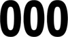 Factory Effex 4" Pro Number 0 Decals Black Pack of 3 Factory Effex 4" Pro Number 0 Decals Black Pack of 3