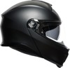 AGV Tourmodular Solid Modular Helmet 2XL Matte Black - Modular helmet, 2XL, matte black, unisex