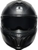 AGV Tourmodular Solid Modular Helmet 2XL Matte Black - Modular helmet, 2XL, matte black, unisex