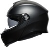 AGV Tourmodular Solid Modular Helmet 2XL Matte Black - Modular helmet, 2XL, matte black, unisex