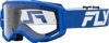 Fly Racing Focus Goggles Blue/White Clear Lens Adult - Offroad goggles with clear lens, blue/white frame