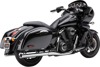 Slip On Muffler Chrome 4" - For 09-19 Kawasaki Vulcan 1700 Slip On Muffler Chrome 4" - For 09-19 Kawasaki Vulcan 1700