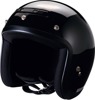 Z1R Jimmy Open Face Helmet Gloss Black 2XL - Gloss black vented 2XL open face helmet