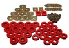 Energy Suspension Body Mount Set Red Fits 55-57 Bel Air All Body Styles