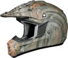 FX-17 Full Face Offroad Helmet Brown/Green/Multi Medium