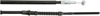 Motion Pro Rear Hand Brake Cable Black Vinyl