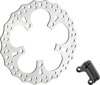 Arlen Ness 13" Jagged Rotor Kit Lt Spoke Stainless Steel