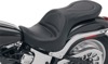 Explorer Stitched 2-Up Seat Black Gel - For 00-07 Harley FXSTD Deuce