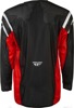 Fly Racing Kinetic Mesh Center Jersey Black/White/Red SM - Lightweight jersey with breathable mesh.