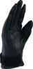 Kuryakyn Laredo Leather Gloves Black - Small - Men's leather gloves, black, size small