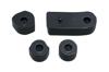 Driver Floorboard Spacers Gloss Black Fits 2018-Up Softail Models