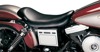 Le Pera Silhouette Solo Seat Black Smooth Fits Dyna Wide Glide