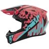 THH T710X Renegade Youth Helmet Coral/Blue Medium