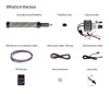 ECOXGEAR PhatStick 1ft LED Whip & RF Controller - 1ft LED whip with RF controller for off-road use