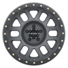 MR309 Grid 17x8.5 0mm Offset 5x150 116.5mm CB Titanium/Black Street Loc Wheel