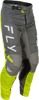 Fly Racing Kinetic Mesh Center Pants Grey/White/Hi-Vis 36 - Breathable, flexible motocross pants