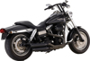 Loose Cannon Black 3" Dual Slip-On Exhaust - For 08-17 H-D Dyna Loose Cannon Black 3" Dual Slip-On Exhaust - For 08-17 H-D Dyna