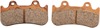 EBC FA649HH Double-H Sintered Sportbike Brake Pad Set - High friction brake pads for Jaybrake 6 PF-L caliper