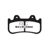 EBC FA649HH Double-H Sintered Sportbike Brake Pad Set - High friction brake pads for Jaybrake 6 PF-L caliper