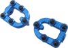 Arlen Ness MX Footpegs Blue - No Mounts