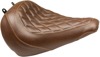 Tripper Diamond Synthetic Leather Brown Solo Seat - For 18-19 HD FLFB Tripper Diamond Synthetic Leather Brown Solo Seat - For 18-19 HD FLFB
