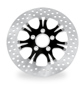 Performance Machine 11.8" Heathen Brake Rotor Black/Chrome