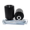 No Cut Black Frame Sliders - 04-09 Yamaha FZ6