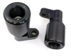 Black NO CUT Frame Sliders - 07-08 Honda CBR600RR