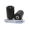 No Cut Black Frame Sliders - Honda CBR929RR CBR954RR No Cut Black Frame Sliders - Honda CBR929RR CBR954RR