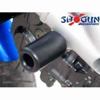 No Cut Black Frame Sliders - 99-02 Suzuki SV650