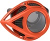 Arlen Ness Clear Tear Sucker Air Cleaner Kit - Orange