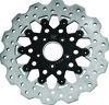 TwinPower 11.5" Scalloped Floating Front Rotor Black Mesh
