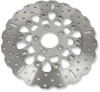 10 Button Contour Floating Rear Brake Rotor - Polished Center 10 Button Contour Floating Rear Brake Rotor - Polished Center