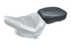 Mustang Standard Touring Passenger Seat Black Fits Softails
