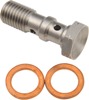 Goodridge Double Banjo Bolt M10x1.25 Stainless Steel - Fits Honda, Kawasaki, Suzuki 02-10, Triumph, Yamaha