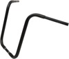 Drag Specialties 1-1/4 in Buffalo Touring Handlebar Black Flat For Harley - Flat black 1-1/4 in handlebar For Harley Touring