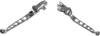 Chrome 5-Hole Custom Brake & Clutch Levers Set - For 07-17 H-D Dyna Softail