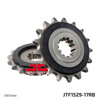 JT Steel Front Sprocket 17T-530 w/ Rubber Damper For 95-06 Kawasaki GPZ ZRX ZZR