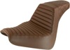 Step-Up Tuck and Roll 2-Up Seat Brown - For 18-20 Harley FXBR/S Step-Up Tuck and Roll 2-Up Seat Brown - For 18-20 Harley FXBR/S