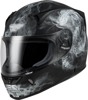 Fly Racing Revolt Coil Helmet Matte Black/White XS - ECE & DOT approved helmet in XS size