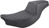 Step-Up Lattice Stitched 2-Up Seat - Black Step-Up Lattice Stitched 2-Up Seat - Black
